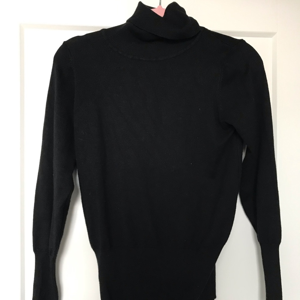 JJ Perfection Black Turtleneck Sweater
